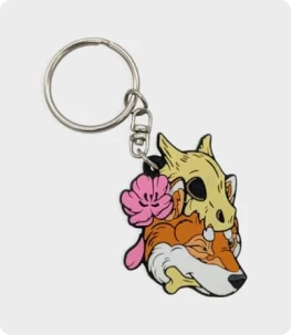 Custom fox enamel pin